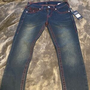 True Religion men’s jeans red thread size 30